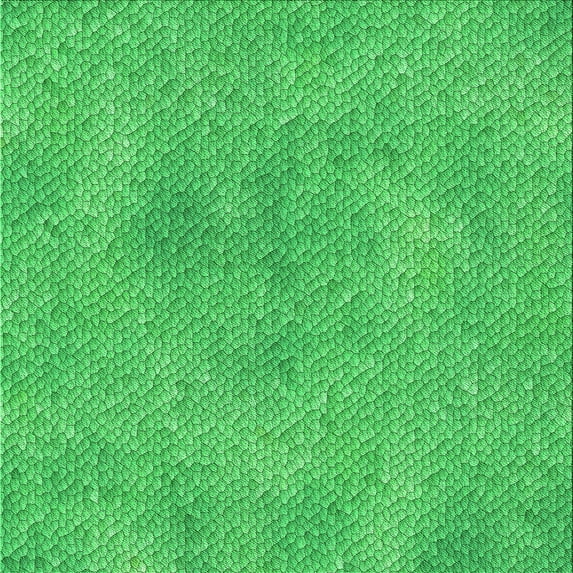 Ahgly Company Machine Washable Indoor Square Transitional Neon Green Area Rugs, 8' Square