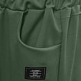 thumbnail image 7 of Mens Linen Cotton Pants Drawstring Waist Lightweight Loose Fit Straight Leg Casual Beach Travel Pants 3XL, 7 of 7