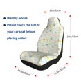 thumbnail image 5 of Sikiie Funny Chicken Car Seat Covers 2PCs Front Car Seat Covers Universal fit for Most Cars SUVs and Trucks-2 PCS, 5 of 9