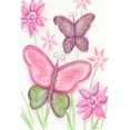 thumbnail image 2 of "2 Butterflies" Painting Print on Wrapped Canvas, 2 of 5