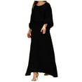 thumbnail image 1 of Tallas grandes Moda Mujer Casual Impreso Manga larga Cuello redondo Tops Conjuntos de vestido largo Wmkox8yi bvn2776, 1 of 5