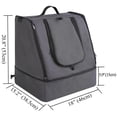 thumbnail image 2 of Caja de arena portátil de viaje para gatos apollo walker negra, 2 of 7