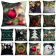 thumbnail image 2 of Fundas de almohada de Navidad para sofá, decoración del hogar, adorno de árbol de Navidad, muñeco de nieve, bolas, 40 cm, 45 cm, 50cm, 2 of 4