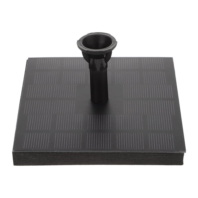 KAKOWELY 1pc Solar Powered Fountain Pump Square Floating Water Pump for Pool Pond,4.33"X4.33"X0.39"