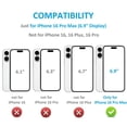 thumbnail image 2 of Funda tipo cartera Onetop compatible con iPhone 16 Pro Max negra, 2 of 7