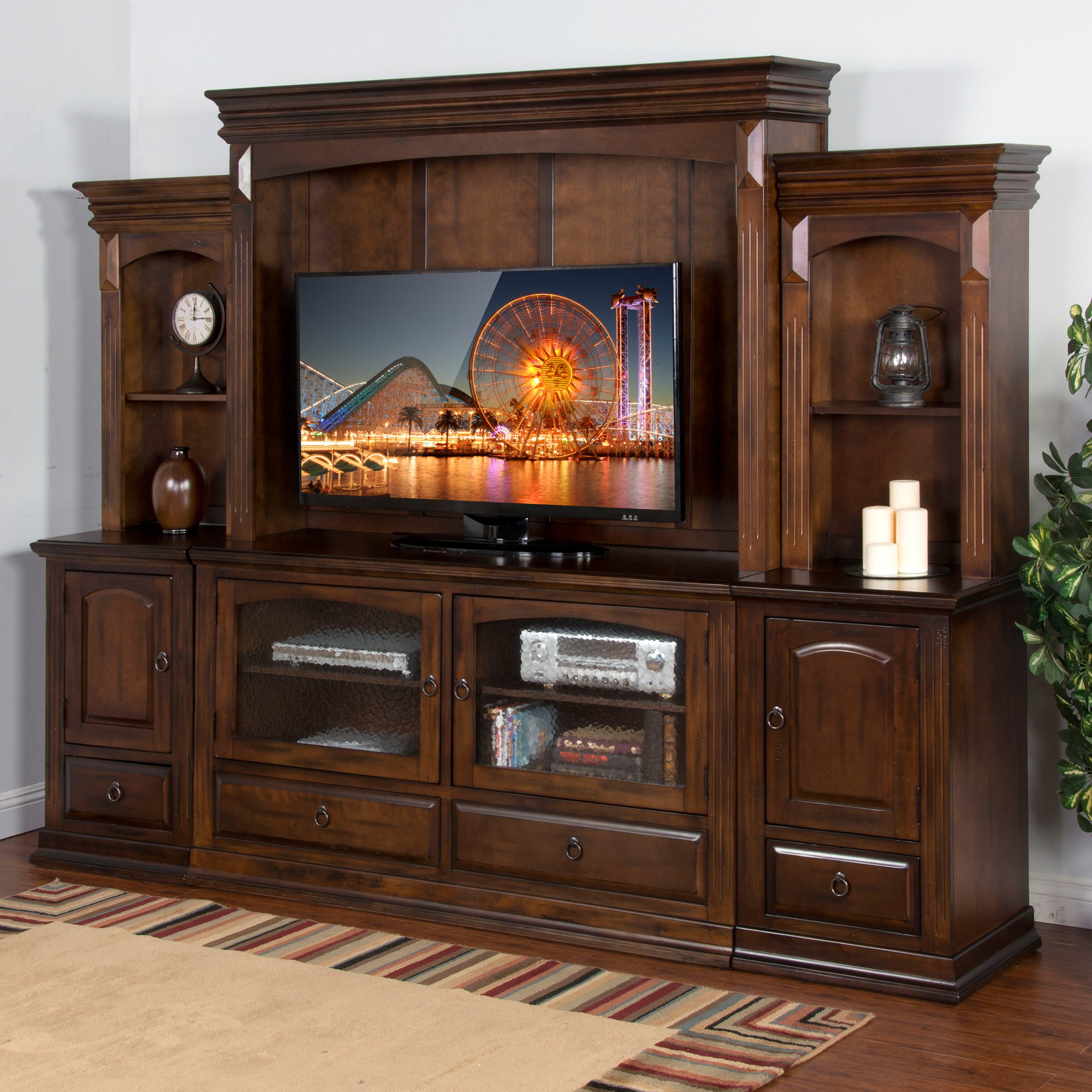 Sunny Designs Santa Fe 63 in. Entertainment Center - Walmart.com