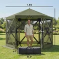 thumbnail image 5 of Miekor Furniture Spacious Camping Canopy Screen House,Outdoor Pop Up Gazebo Screen Tent No.6377, 5 of 7