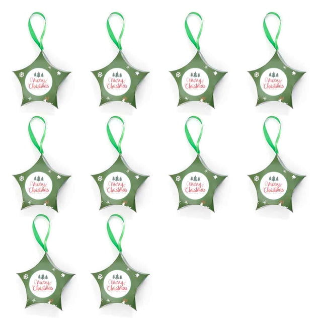 Caja de embalaje para dulces de Nochebuena, cajas de regalo creativas, cajas de regalo de Halloween con cinco estrellas y caramelos de estrella