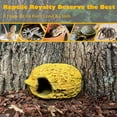thumbnail image 2 of Pumpkin Leopard Gecko Hide Reptile Bearded Dragon Tank Hideout Caves Accessories Halloween Turtle Lizard Snake Décor Amphibian Habitat Tortoise Terrarium Decoration, 2 of 6