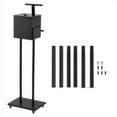 thumbnail image 5 of EastVita Floor Standing Drop Box With Stand | Combination Lock & Sign Clip | for Letters, Newspapers & Postal Items | Voting, Donations, Church Elections | 14" x 10" x 39", Black, 5 of 7