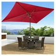 thumbnail image 3 of 6.5x10ft Rectangular Patio Umbrella - Outdoor Table Umbrella with Tilt & Crank - UV Protection for Garden, Deck, Backyard & Pool, 3 of 6
