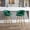 Green, variant on 30 Inch Foam - Filled Bar Stools with Footrest / Comfortable Seating in Office Kitchens