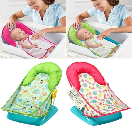 Infant Baby Bather Cradles Bathing Shower Chair Bath Tub Support Seat Chair Foldable Adjustable