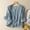 A6 Blue, variant on Linen Shirts for Women Soft Floral Top Summer Tshirts Boho Shirts Cotton Linen Tops Retro Embroidered 3/4 Sleeve Boho Tops Work Tees Peasant Tops Summer Gauze Shirts Loose Fit Blouses L