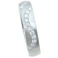 thumbnail image 3 of Sterling Silver Wedding Bands Sets for Him and Her and Wedding Rings, 3 of 8