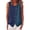Navy, variant on EazyTech Women's Sleeveless Boho Top – Striped Button-Side Asymmetric Hem Tank for Spring/Summer