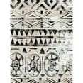 thumbnail image 3 of Vess, June Erica 19x24 Black Modern Framed Museum Art Print Titled - Modern Mudcloth II, 3 of 5