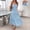 Dresses-107Blue, variant on Summer Dresses for Women Spaghetti Strap Scoop Neck Tiered Ruffle Maxi Dress Loose Fit Solid Boho Dress Beach Vacation Maternity Casual Daily