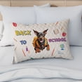 thumbnail image 4 of Back to School Cute Doberman Pinscher Quilt Pillowcase Doberman Dog Lover Gifts Throw Pillow Cover Bed Home Decor - 13010, 4 of 5
