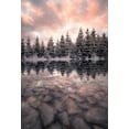 thumbnail image 2 of Lindsten, Christian 11x14 White Modern Wood Framed Museum Art Print Titled - Melting, 2 of 4