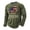 Army Green-B#140527BB, variant on 250 Anniversary USA Shirt Mens American Flag Long Sleeve Shirts for Men We the People 1776-2026 4th of July 250 Anniversary USA Shirt Brown L