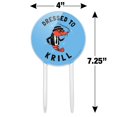 thumbnail image 2 of Acrylic Dressed To Krill Kill Funny Humor Cake Topper Party Decoration for Wedding Anniversary Birthday Graduation, 2 of 7