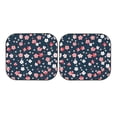 thumbnail image 7 of Kll Cherry Blossoms Windshield Sun Shade 2-Piece Foldable Car Front Window Sunshade For Most Sedans Suv Truck - Auto Sun Blocker Visor Protector Blocks Max Uv Rays - Medium, 7 of 7