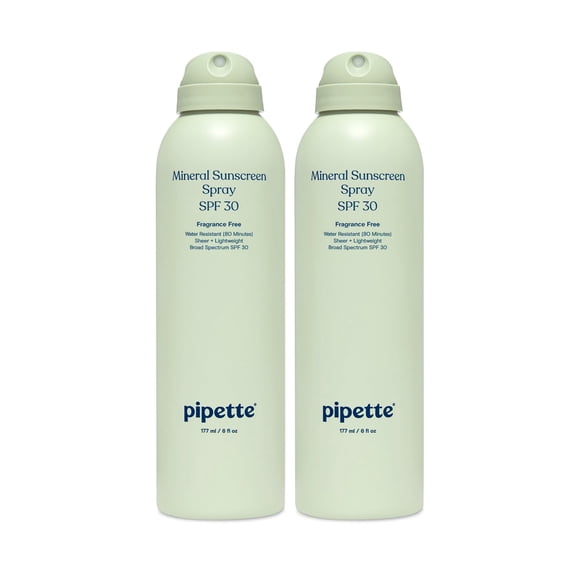 Protector solar mineral en spray Pipette SPF 30 resistente al agua