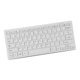 thumbnail image 2 of Mini clavier filaire USB ultra-fin 78 touches pour ordinateur de bureau, ordinateur portable et PC (blanc), 2 of 4