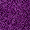 thumbnail image 4 of Lavish Home 67-18-PU Memory Foam Shag Bath Mat, Purple - 2 Piece, 4 of 4