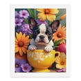 thumbnail image 5 of Paint by Numbers Kit for Adults, Puppy In Teacup With Colorful Flowers Paint by Numbers, Easy Paint by Numbers Kit for Adults Beginner, DIY Adult Paint by Number Kits on Canvas, 12x16in Home Decor, 5 of 7