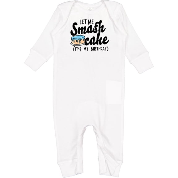 Inktastic Let Me Smash Cake Its My Birthday Baby Romper Coveralls