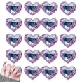 thumbnail image 1 of 20 diamantes de imitación para decoración de uñas, 8,5 x 10 mm, en forma de corazón, brillantes, para decoración de uñas 3D, ropa, joyas, bolsos, manualidades., 1 of 6