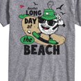 thumbnail image 3 of Instant Message - Long Day at the Beach Golfing Short Sleeve Graphic T-Shirt, 3 of 6