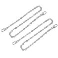 thumbnail image 1 of Unique Bargains 31'x0.28' Purse Chain Strap, 2Pack Purse Handle Shoulder Bags Replacement Strap, Silver, 1 of 5
