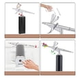 thumbnail image 4 of High air flow Airbrush Kit, Wireless Portable Airbrush Compressor, Rechargeable Cordless Airbrush, Mini Air Brush, Handheld Airbrush Gun for Barber, Model Painting, Nail Art, Makeup, Tattoo, 4 of 9