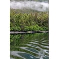 thumbnail image 2 of Jaynes Gallery 23x32 Gold Ornate Wood Framed with Double Matting Museum Art Print Titled - Alaska-Tongass National Forest Boat wake ripples in Mirror Harbor, 2 of 4