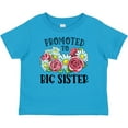 thumbnail image 3 of Inktastic Promoted to Big Sister with Flowers Girls Baby T-Shirt, 3 of 5