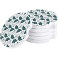 thumbnail image 1 of FMSHPON Green Ginkgo Leaf Spring Flower Plants Set of 2 Car Coaster for Drinks, Absorbent Ceramic Stone Coasters Cup Mat with Cork Base for Home Kitchen Room Coffee Table Bar Decor, 1 of 5