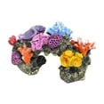 thumbnail image 2 of Tarmeek Aquarium Coral Ornament Resin Cave Hideout for Fish Tank Decor, Multicolor Hollow Rock Shelter for Shrimp Cichlid Betta Small Fish Breeding Hiding, 17x10cm Easy Clean Artificial Reef, 2 of 7