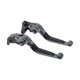 thumbnail image 1 of Palancas de freno y embrague cortas y largas únicas para Yamaha YZF R1 2009-2014, palanca de freno ajustable de 6 posiciones, mango de aleación de aluminio con cabeza de titanio y mango negro, 1 of 6