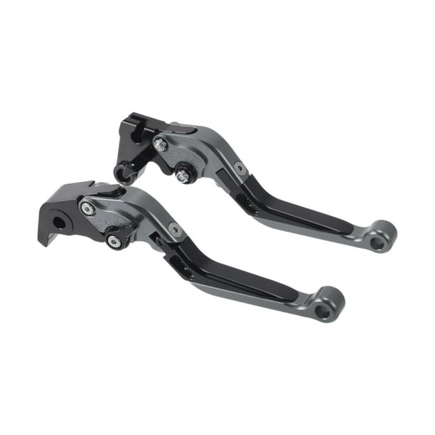 Palancas de freno y embrague cortas y largas únicas para Yamaha YZF R1 2009-2014, palanca de freno ajustable de 6 posiciones, mango de aleación de aluminio con cabeza de titanio y mango negro
