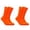 Orange, variant on Unisex Cushioned Arch Support Athletic Crew Socks 2-Pack Orange Size 10-13