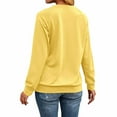 thumbnail image 5 of Yteetum Crewneck Sweatshirts for Women Oversize Hopes Loved Floral Graphic Print Shirt Pullover Hoodless Sweatshirt Top Womens Round Neck Loose Raglan Sleeve Long Sleeve Sweatshirt Fall Clothes, 5 of 5