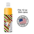 thumbnail image 4 of Fox Terrier Candy Cane Holiday Christmas Ultra Hugger for slim cans, 4 of 6