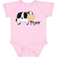 thumbnail image 3 of Inktastic Moo says the cow Boys or Girls Baby Bodysuit, 3 of 5
