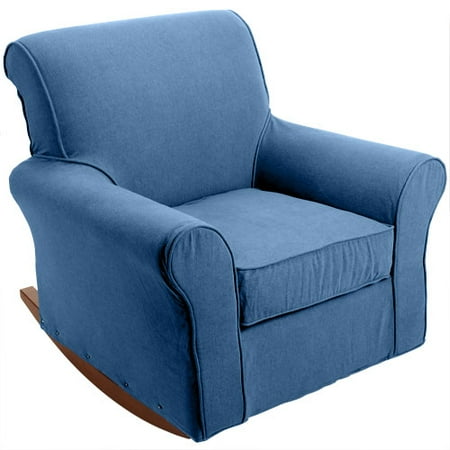 Dorel Rocker Slipcover, Dark Blue
