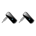 thumbnail image 1 of Receptor inalámbrico Bluetooth Injueey Transmisor de adaptador de coche de audio estéreo auxiliar de 3,5 mm 2piezas Tipo 1, 1 of 1