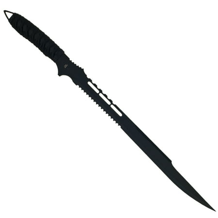 Ninja Machete with Full Tang Black Coated Blade by