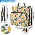 thumbnail image 2 of FORMRS Zipper Binder with Shoulder Strap 2-inch Ring 500 Sheet Capacity File Bag, Citrus Fruits, 2 of 5